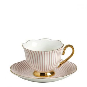 Conjunto chávena de café rosa Mathilde M