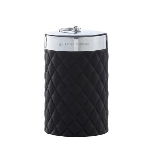 Caixa p/algodões preto pequeno