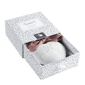 Coração bordado perfumado Fleur de Thé