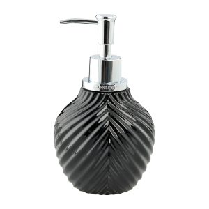 Saboneteira cinza redonda
