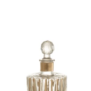 Bouteille en verre dorée