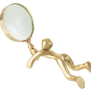 Lupa com homem dourado