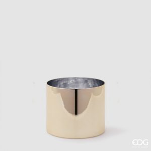 Jarra Cilindro Dourada H15