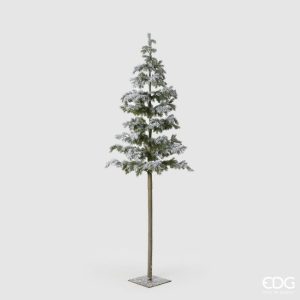 Pinheiro de Natal com neve