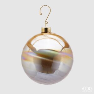 Bola de Natal bege com efeito