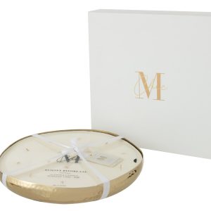 Vela em vaso dourado Jolipa XL