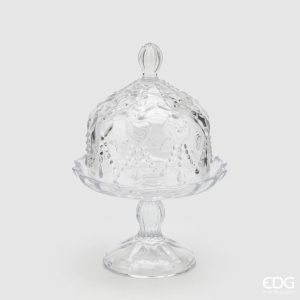 Bomboneira de cristal com campanula