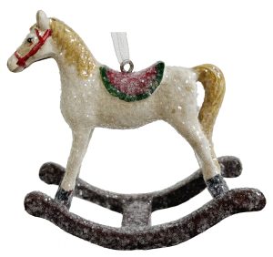 Ornamento de Natal cavalo de brincar