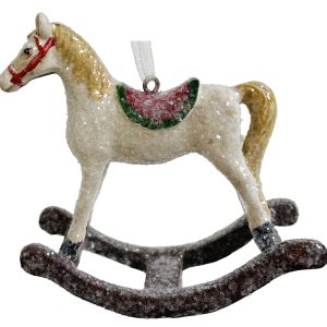 Ornamento de Natal cavalo de brincar