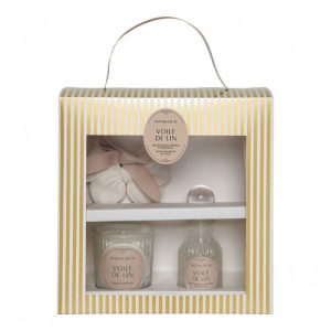 Cofret vela com gesso e ambientador Voile de Lin