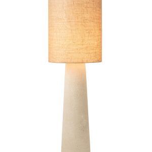 Candeeiro de Chão em Vidro e Fibra – Design Contemporâneo