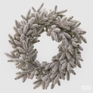 EDG Enzo De Gasperi | Coroa de Pinheiro Merano Nevado - D71 cm