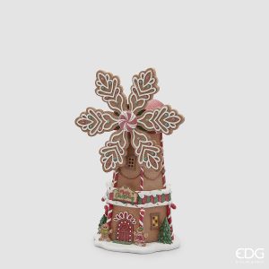 EDG Moinho Marzipã LED 50 cm - Candy Land
