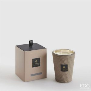 EDG Enzo De Gasperi | Vela Perfumada em Couro – Oud – 1.400 g