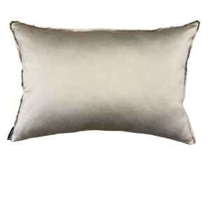 Almofada Acetinada Taupe – 35×60 cm