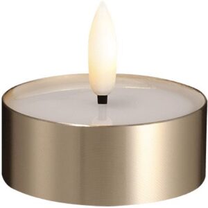 Vela LED Tealight Dourada - Moods & More