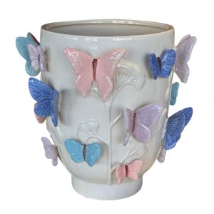 Vaso Borboleta Colorida