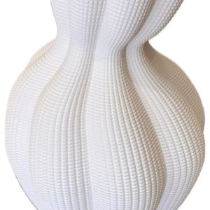 Vaso Alto Irregular Bege