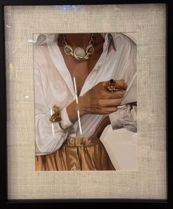 Quadro Mulher com Pedras 50x60