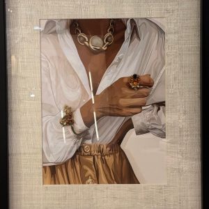 Quadro Mulher com Pedras 50x60