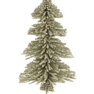 Árvore de Natal Decorativa com Brilho Verde Claro