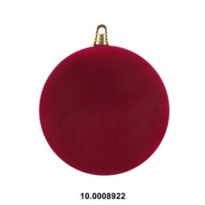Bola de Natal - Veludo Bordaux 38 cm