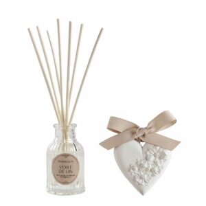 Coffret Diffuseur et Décor Parfumé Trésor de Fleurs - Voile de Lin