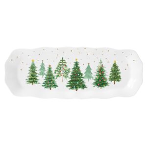 Tabuleiro 37 × 14 cm Festive Trees - Easy Life