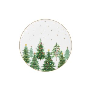 Conj. 6 Pratos Ø 19 cm Festive Trees -  Easy Life