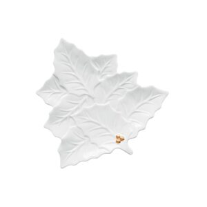 Prato 22 × 22 cm Holly & Berries White - Easy Life