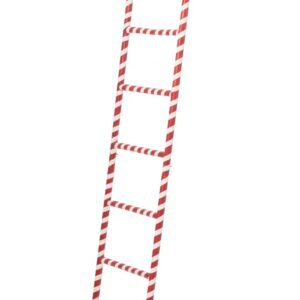Decorativa de Natal em Metal Vermelha e Branca 180 cm - JOLIPA