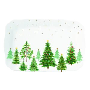 Tabuleiro 35 × 23 cm Festive Trees - Easy Life